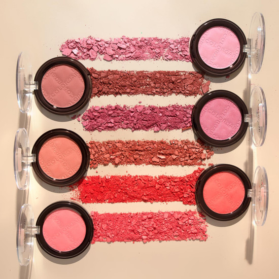 Colorbar Cheekillusion Blush, Coral Craving | Lightweight, silky texture | Highly-buildable and blendable | Powder blush| Suitable for all skin types