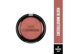 Colorbar Cheekillusion Blush, Bronzing Glaze | Lightweight, silky texture | Highly-buildable and blendable | Powder blush| Suitable for all skin types