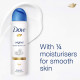 Dove Original Antiperspirant Deodorant for Women | 150ml | Long-Lasting Odour Protection, Skin-Friendly, Alcohol & Paraben-Free Body Spray for Women