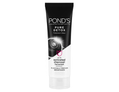 Pond's Pure Detox Anti-Pollution Purity Face Wash With Activated Charcoal Deep Cleans Impurities Dirt And Pollution For 2X Brighter Glowing Skin,50 g