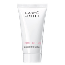 Lakme Perfect Radiance Intense Brightening Face Wash 50 g, Daily Facial Cleanser with Skin Lightening Vitamins - Lightens Dark Spots with Niacinamide