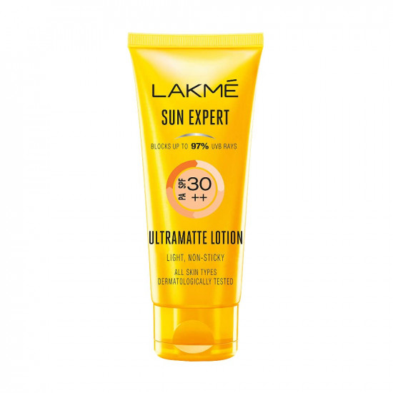 LAKMÉ Sun Expert SPF 30 PA++ Ultra Matte Lotion Sunscreen, Blocks Upto 97percent Harmful Sunrays, 50 ml