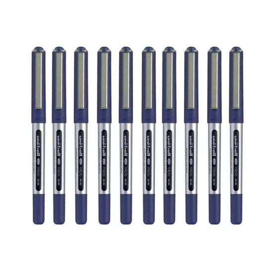 uni-ball Eye UB-150 0.5mm Roller Ball Pen | Blue Ink, Pack of 10