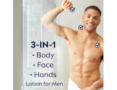 NIVEA Men Maximum Hydration 3 in 1 Nourishing Lotion 16.9 Fluid Ounce