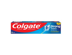 Colgate Strong Teeth, 200g, India’s No: 1 Toothpaste Brand, Calcium-boost for 2X Stronger Teeth, Prevents cavities, Whitens Teeth, Freshens Breath