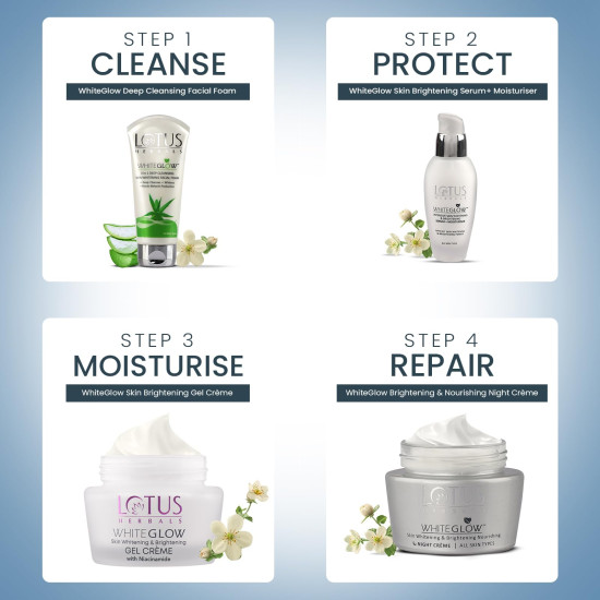 Lotus Herbals Whiteglow Skin Whitening & Brightening Nourishing Night Creme 60g