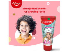 Colgate Kid's Barbie 80g Anticavity Toothpaste -Strawberry Flavour for Cavity Protection, Enamel Protection