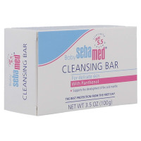 Sebamed Baby Cleansing Bar 100g|Ph 5.5 | With Panthenol|No tears & Soap Free bar| For Delicate skin Sebamed Baby Cleansing Bar 100g|Ph 5.5 | With Panthenol|No tears & Soap Free bar| For Delicate skin