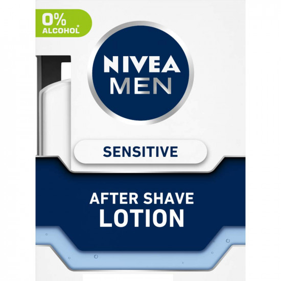 NIVEA MEN Shaving, Sensitive After Shave Lotion for Face, 100ml