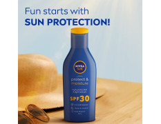 NIVEA SUN Protect and Moisture 75ml SPF 30 Sunscreen| PA++ UVA - UVB Protection System| Water Resistant| For Men & Women