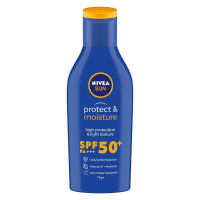 NIVEA SUN Protect and Moisture 75ml SPF 50 Sunscreen| PA+++ UVA - UVB Protection System| Vitamin E + Moisture| Very Water Resistant| For Men & Women