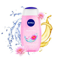 NIVEA Waterlily & Oil 250ml Body Wash| Shower Gel with Care Oil Pearls| Refreshing Scent of Waterlily Flower|Clean, Healthy & Moisturized Skin