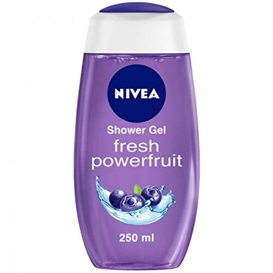 NIVEA Fresh Power Fruit 250ml Body Wash| Shower Gel with Real Fruit Extracts| Pure Glycerin for Instant Soft & Summer Fresh Skin|Microplastic Free |Clean, Healthy & Moisturized Skin