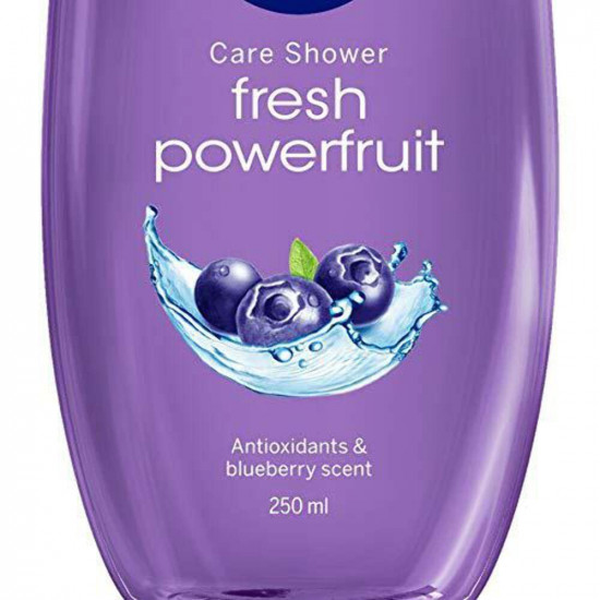 NIVEA Fresh Power Fruit 250ml Body Wash| Shower Gel with Real Fruit Extracts| Pure Glycerin for Instant Soft & Summer Fresh Skin|Microplastic Free |Clean, Healthy & Moisturized Skin