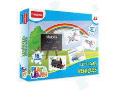 Funskool - Play & Learn-Vehicles,Educational,16 Pieces,Puzzle,for 3 Year Old Kids and Above,Toy
