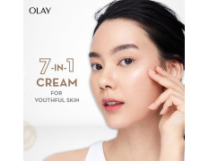 Olay Total Effects Day Cream |with Vitamin B5, Niacinamide, Green Tea, SPF 15 |Fights 7 signs of ageing for glowing, hydrated and younger looking skin with UV protection |Suitable for Normal, Dry, Oily & Combination skin |50 gm