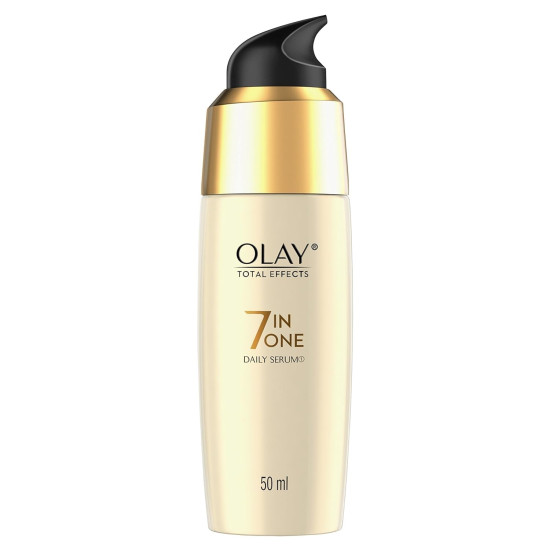 Olay Total Effects Serum |with Vitamin C, B5, Niacinamide, Green Tea |Fights 7 signs of ageing for glowing, hydrated and younger looking skin |Suitable for Normal, Dry, Oily & Combination skin |50 ML