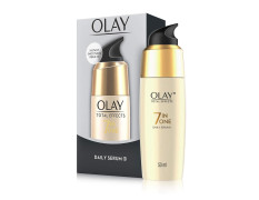 Olay Total Effects Serum |with Vitamin C, B5, Niacinamide, Green Tea |Fights 7 signs of ageing for glowing, hydrated and younger looking skin |Suitable for Normal, Dry, Oily & Combination skin |50 ML