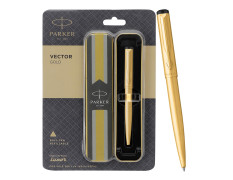 Parker Vector Gold Ball Pen, 1 Count (Pack of 1) (9000013675)