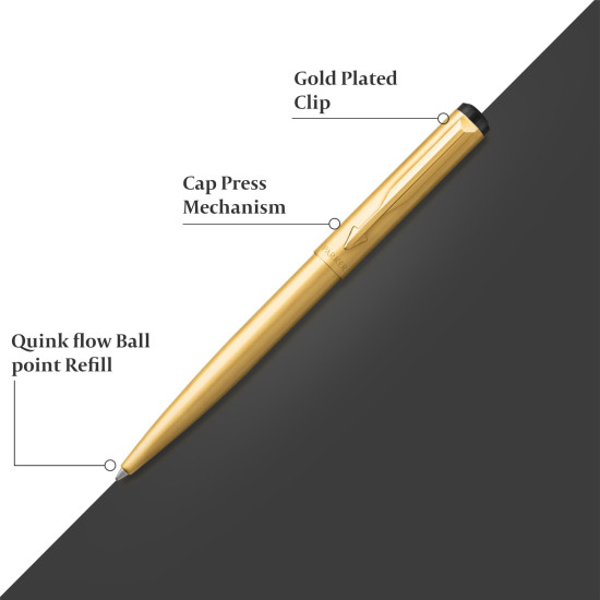 Parker Vector Gold Ball Pen, 1 Count (Pack of 1) (9000013675)