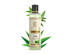 Khadi Natural Neem And Aloevera Herbal Hair Cleanser/Shampoo| Gets hair rid of Dandruff| Cools the scalp|SLS And Paraben Free 210 Ml