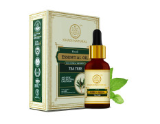 KHADI NATURAL Teatree Pure Essential Oil Latest International Packaging (15ml)