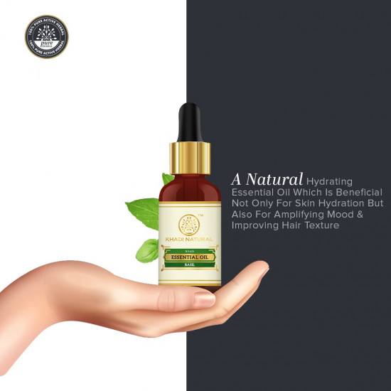 KHADI NATURAL Basil Oil, 15ml