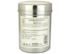 Khadi Natural Dark Brown Hair Colour | Herbal Hair Colour | Natural Hair Powder for Dark Brown Hair | Free From Harsh Chemicals | Suitable for All Hair Types