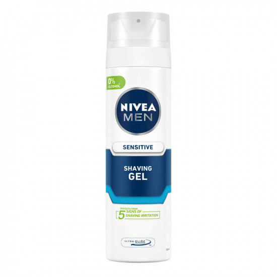 NIVEA MEN Shaving, Sensitive Shaving Gel, 200ml