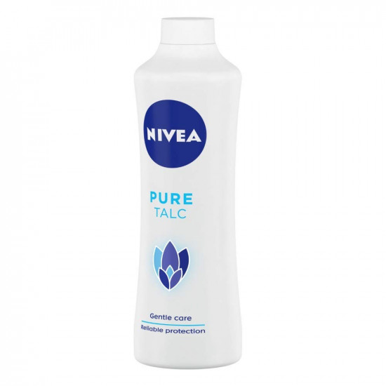 NIVEA Talcum Powder for Men & Women, Pure, For Gentle Fragrance & Reliable Protection Against Body Odour, 400 g