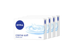 NIVEA Soap, Creme Soft, For Hands And Body, 125g (BUY 2 GET 2)