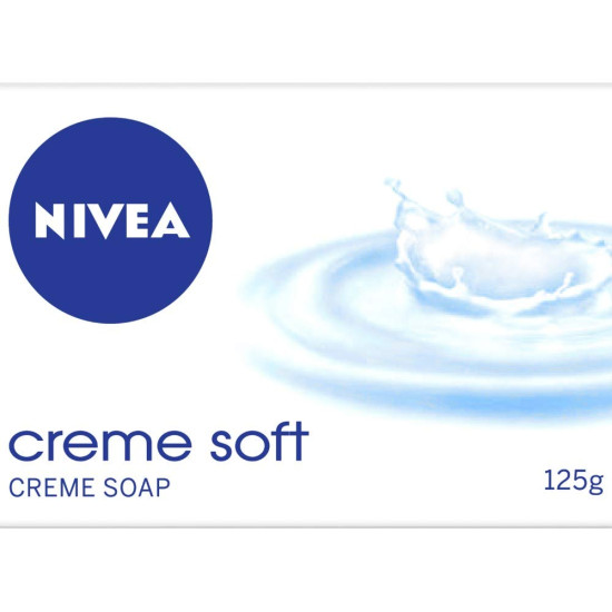 NIVEA Soap, Creme Soft, For Hands And Body, 125g (BUY 2 GET 2)