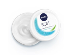 NIVEA Soft Light Moisturizer For Face, Hand & Body, Instant Hydration, Non-Greasy Cream With Vitamin E & Jojoba Oil, 200ml