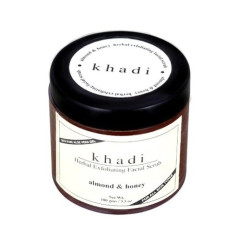 KHADI NATURAL Almond and Honey Gel Scrub With Pure Manuka Honey, 100g