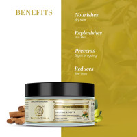 KHADI NATURAL Ayurvedic Sandal and Olive Face Nourishing Cream, 50g