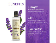 KHADI NATURAL Lavender Herbal Moisturizer With Shea/Kokum Butter, SLS and Paraben Free, 210 ml