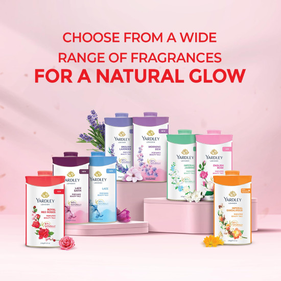 Yardley London Royal Red Rose Talc for Women, 250g Yardley London Royal Red Rose Talc for Women, 250g