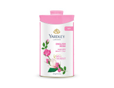 Yardley London English Rose Perfumed Talc Spray for Women with Super Fine Talc, Calcium Carbonate, Magnisum Carbonate, Fragrance, Dipropylene Glycol, Calcium Silicate, Triclosan, Pack of 1, 250g