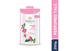 Yardley London English Rose Perfumed Talc Spray for Women with Super Fine Talc, Calcium Carbonate, Magnisum Carbonate, Fragrance, Dipropylene Glycol, Calcium Silicate, Triclosan, Pack of 1, 250g