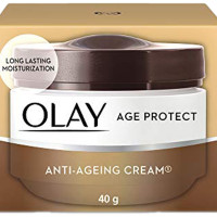Olay Age Protect |with Salicylic Acid, Aloe Vera Extract, BHA |Stimulates skin's renewal process, gives radiant, younger looking skin |Suitable for Normal, Dry, Oily & Combination skin |40 gm
