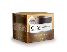 Olay Age Protect |with Salicylic Acid, Aloe Vera Extract, BHA |Stimulates skin's renewal process, gives radiant, younger looking skin |Suitable for Normal, Dry, Oily & Combination skin |40 gm