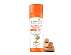 Biotique Bio Sandalwood Sunscreen Ultra Soothing Face Lotion, SPF 50+ |Ultra Protective Lotion| Keeps Skin Soft, Fair and Moisturized| Water Resistant| For All Skin Types| 190ml