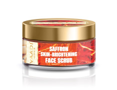 Vaadi Herbals Saffron Skin Whitening Face Scrub, Walnut Scrub and Cinnamon Oil, 50g