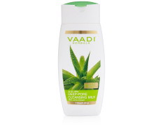 Vaadi Herbals Value Aloevera Deep Pore Cleansing Milk with Lemon Extract, 3 x 110ml