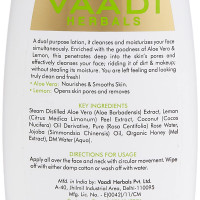 Vaadi Herbals Value Aloevera Deep Pore Cleansing Milk with Lemon Extract, 3 x 110ml