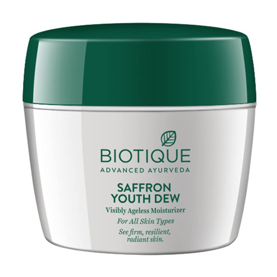 Biotique Saffron Youth Anti-Ageing Cream l 100% Pure Botanical Extracts l Anti-ageing cream for wrinkles and dark lines l Reduces dry lines and Regenerates Skin Youthfulness l All Skin Types l 175gm