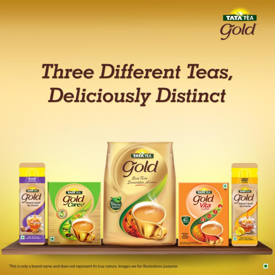 Tata Tea Gold 1kg, Premium Assam Teas With Gently Rolled Aromatic Long Loose Leaves, Rich & Aromatic Chai, Black Tea