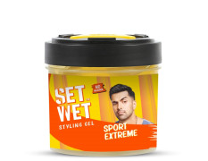 Set Wet Styling Hair Gel for Men - Sport Extreme, 250gm | Extreme Hold, High Shine |For Short to Medium Hair| No Alcohol, No Sulphate