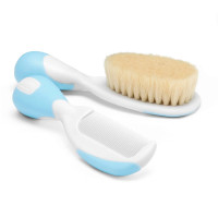 Chicco Brush And Comb- Light Blue, 2 Piece