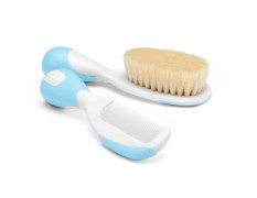 Chicco Brush And Comb- Light Blue, 2 Piece